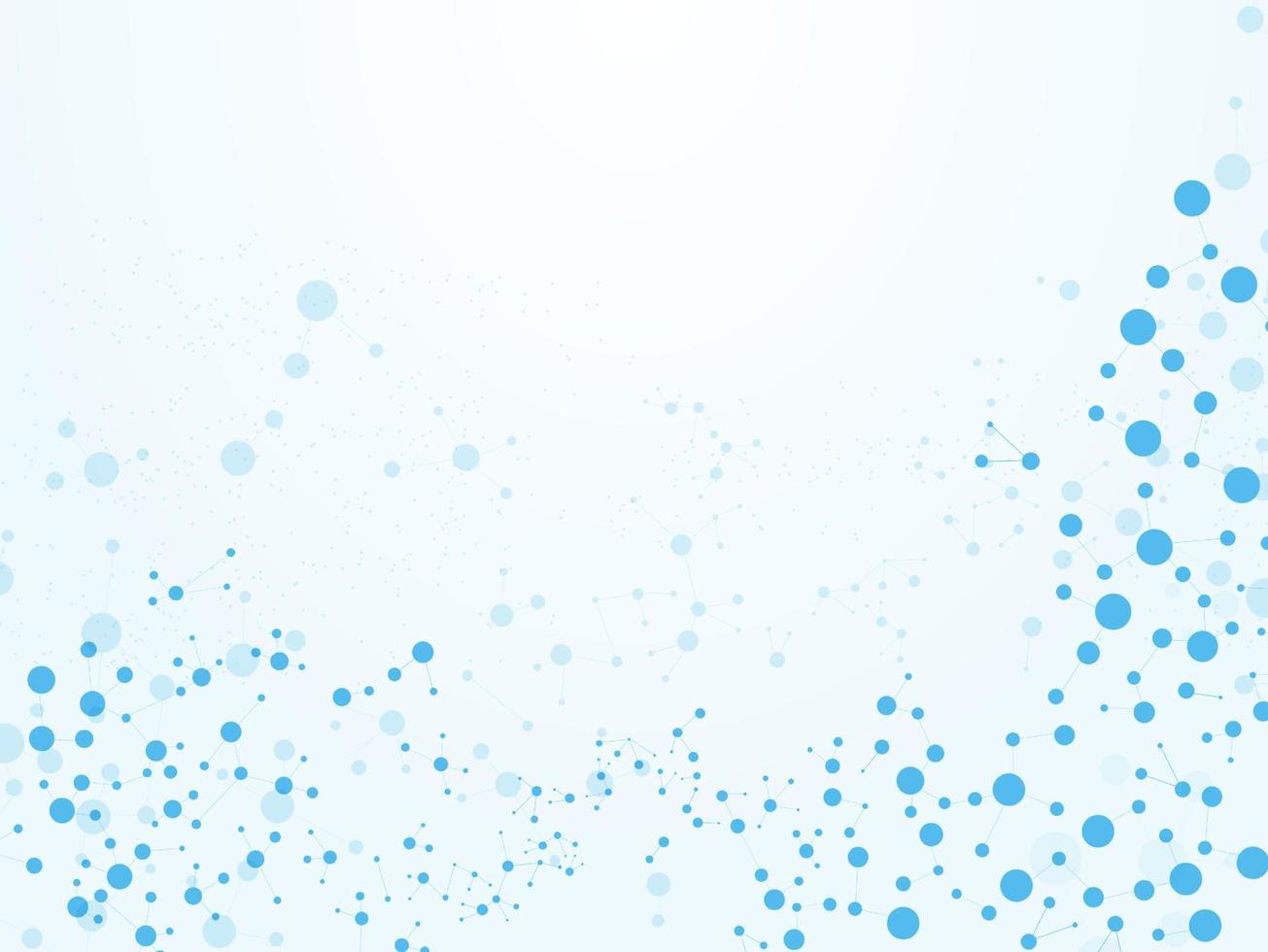 Fondo de moléculas